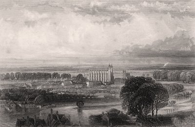 Eton Seen from Windsor Castle Terrace, illustration from 